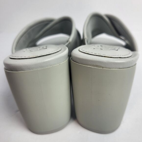 Naturalizer Women's Genn Rhythm Criss Cross Front Slip On Heels Shoes Gray 7.5 - Picture 8 of 11